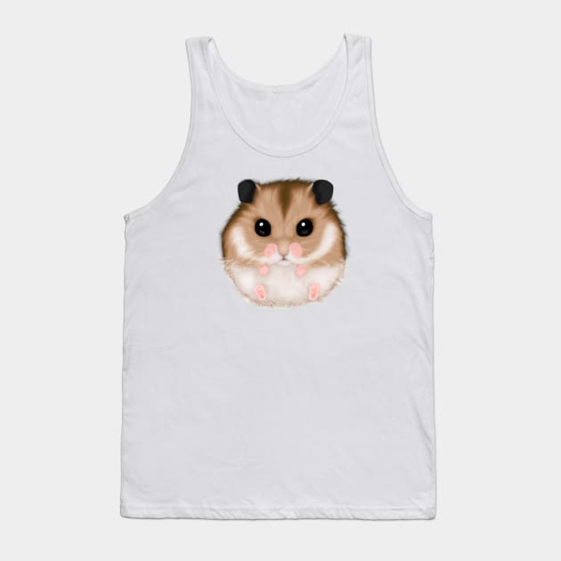 Cute Hamster Drawing Tank Top by Play Zoo
